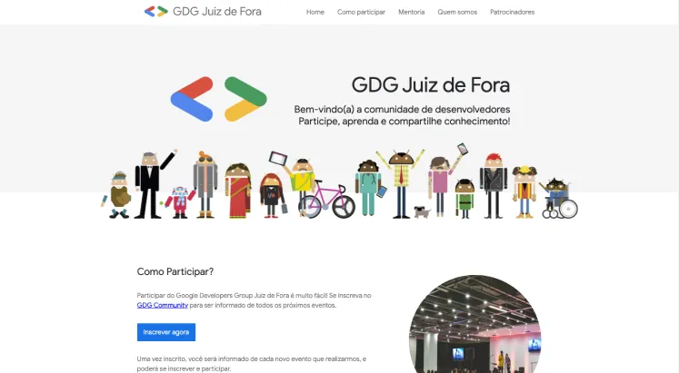 Site do GDG JF